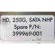 HP HD 250G SATA NLP Spare P/N 399699-001 (Майкоп)
