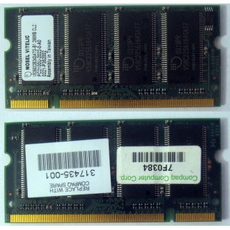 Модуль памяти 256MB DDR Memory SODIMM в Майкопе, DDR266 (PC2100) в Майкопе, CL2 в Майкопе, 200-pin в Майкопе, p/n: 317435-001 (для ноутбуков Compaq Evo/Presario) - Майкоп