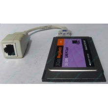 Сетевая карта для ноутбука 3COM Mehahertz 3CCFE574BT (PCMCIA) - Майкоп